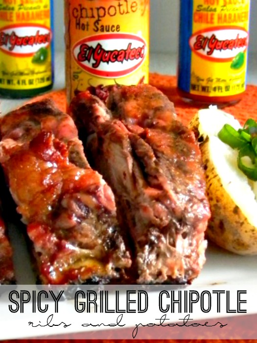 Spicy Grilled Chipotle Ribs and Potatoes