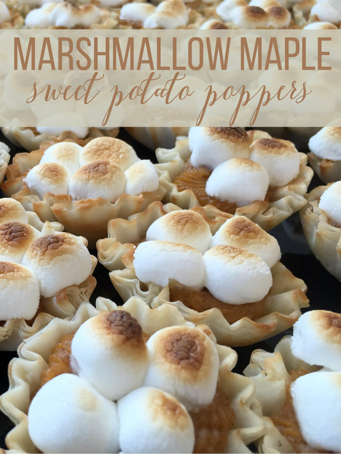 Marshmallow Maple Sweet Potato Poppers