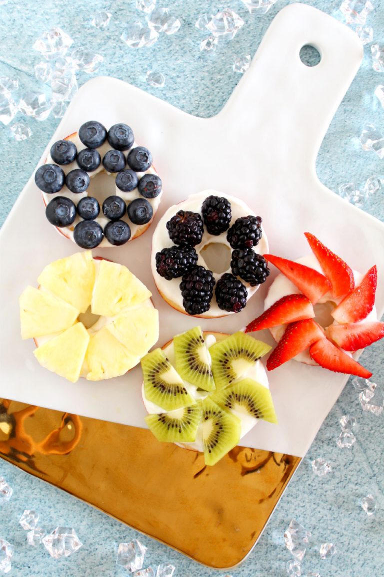 Healthy Apple Donut Rings