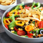 black bean taco salad