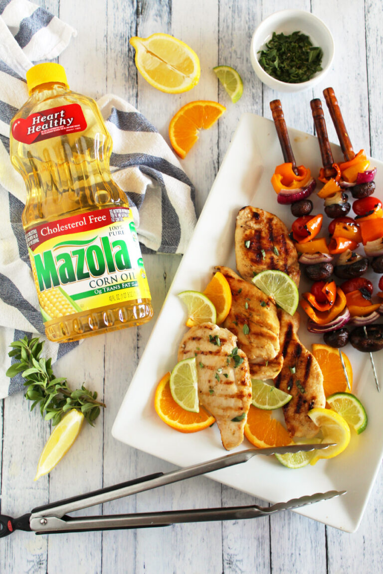 grilled garlic and citrus chicken