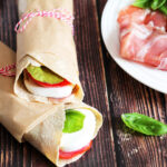 italian caprese wraps