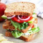 mediterranean veggie sandwich