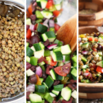 vegan mediterranean lentil salad