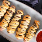 chicken sausage mummy dogs