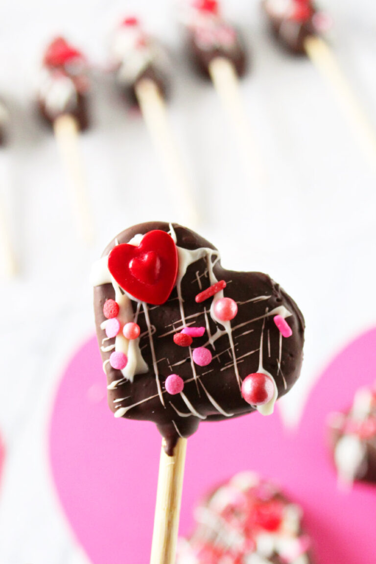 Chocolate Covered Apple Slices and Hearts