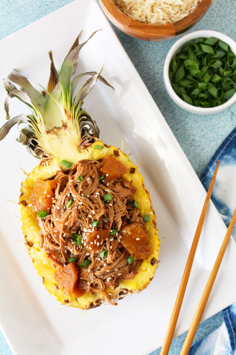 Slow Cooker Pineapple Teriyaki Pork Tenderloin