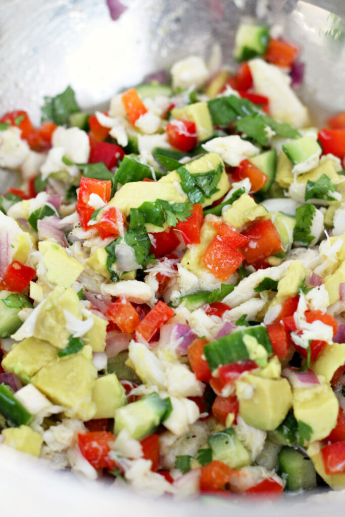 Crab Salad Stuffed Avocado — Holoka Home