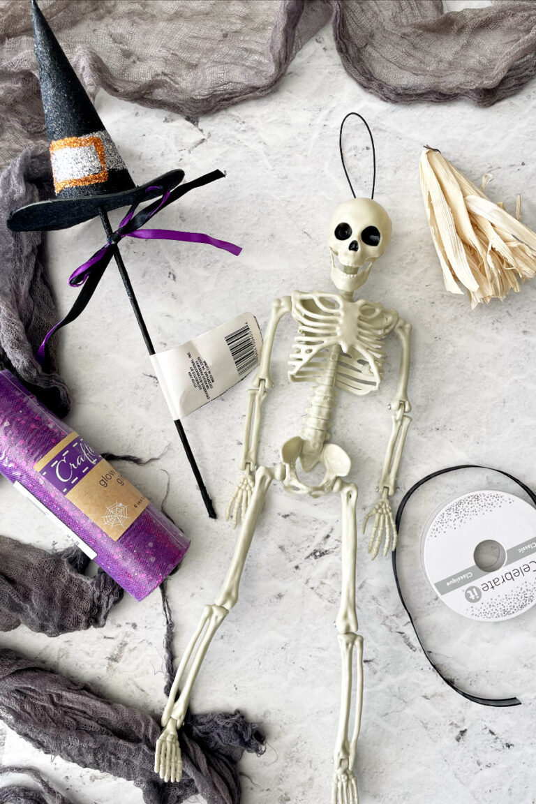 DIY Halloween Witch Skeleton — Holoka Home