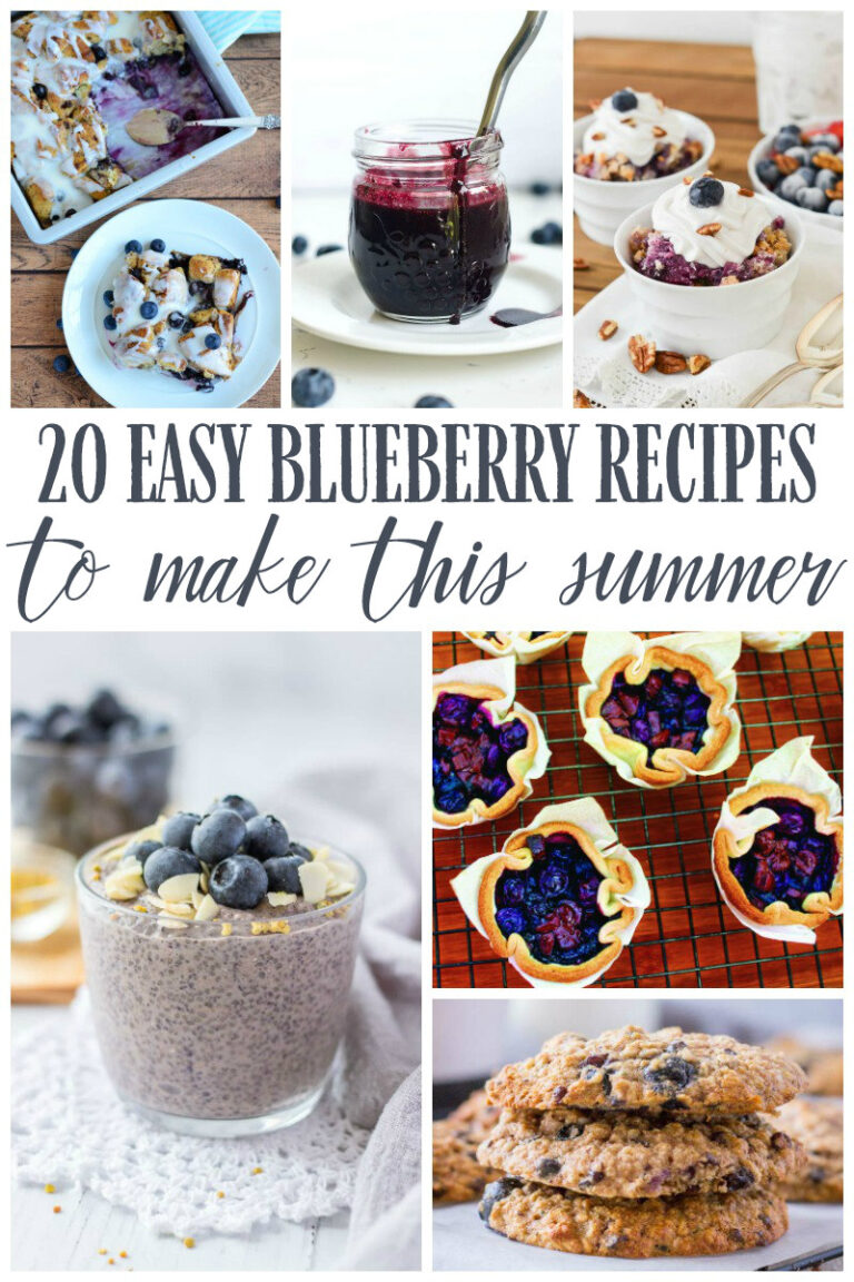 20 Easy Blueberry Recipes to Make This Summer