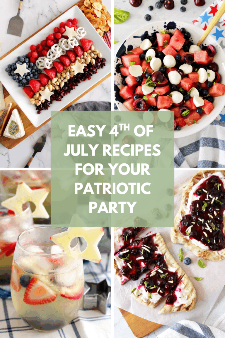 Easy 4th of July Recipes for Your Patriotic Party