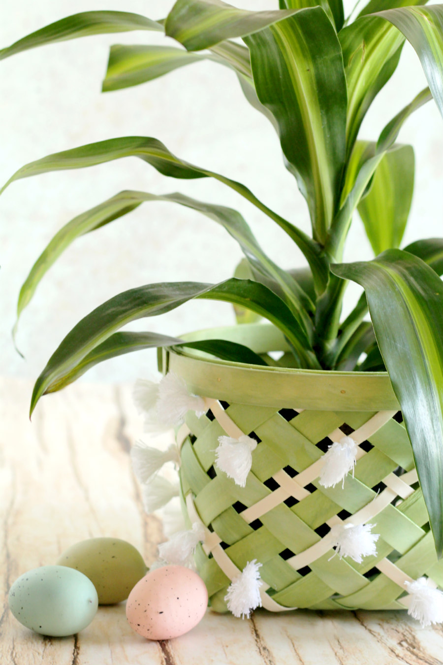 Cactus Inspired Boho Easter Basket