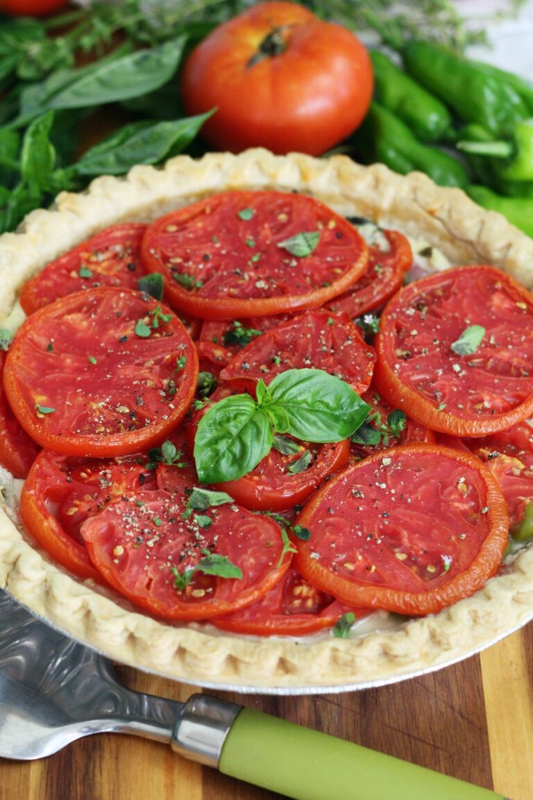 Mediterranean Tomato Pie